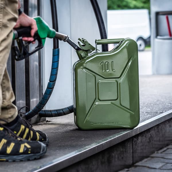 KADAX Brændstofdunk 10L Beholdertank Vand Olie Metaldunk