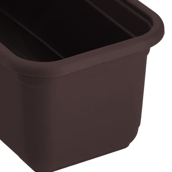 KADAX Balkonkasse 40 cm Urtepotte Urtepotte Balkon Brun
