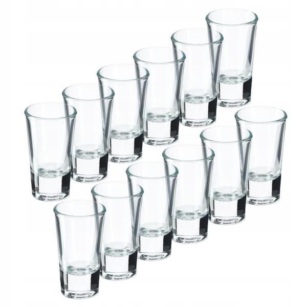 KADAX Classic Glass Vodka Shotglas 25ml Set med 12