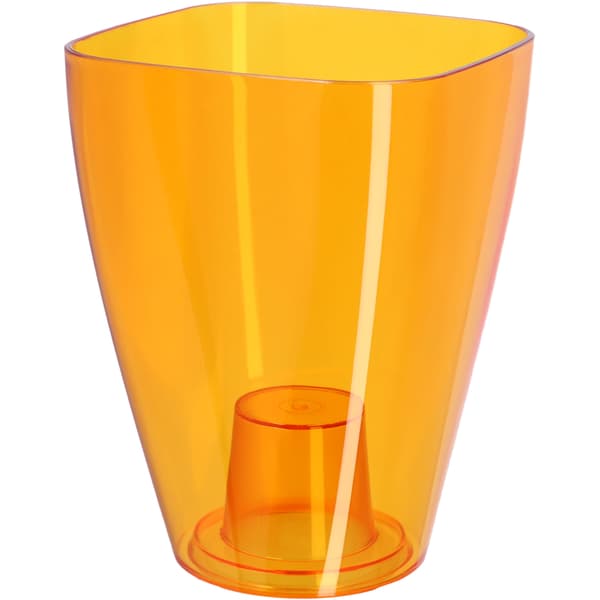 KADAX Urtepotte Orkidé Plantepotte Plastik Orange 13cm