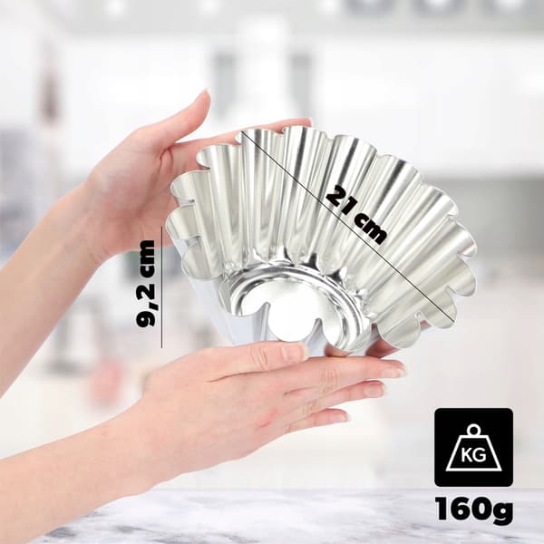 KADAX Kakform, Bakplåt, Konserverad, Korrugerad, 21 cm
