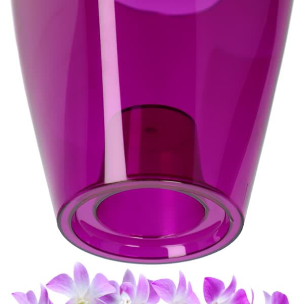 KADAX Urtepotte Orkidé Planter Plastik Urtepotte Lilla 13cm