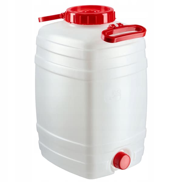 KADAX-dunk med hanetank, dunk til drikkevand og drikkevarer, 25 liter, certifikat