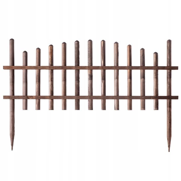 KADAX Trädgårdsstaket Palissad Trädgårdskant 85x35cm Furu