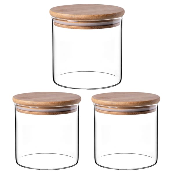 KADAX Matbehållare Pasta Glas Kryddburk med Lock 680 ml
