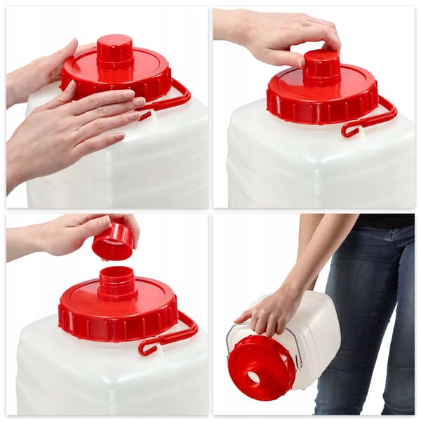 KADAX-behållare med kranbehållare för dricksvatten och drycker 15 liter, certifikat