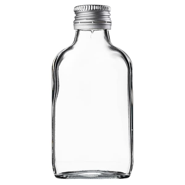 KADAX Pullo 100ml hopeakorkilla 50kpl.