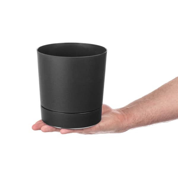 KADAX Urtepotte Urtepotte med Stander Plastik Rund 14,5 cm