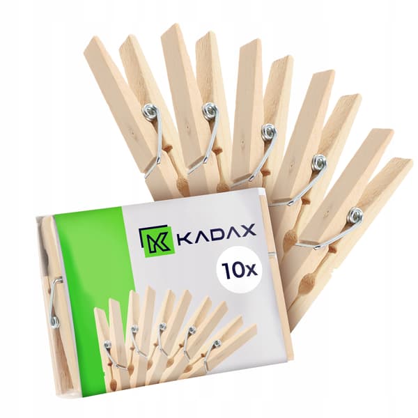 KADAX Pyykkipojat Puiset Pyykkiklipsit 10 kpl