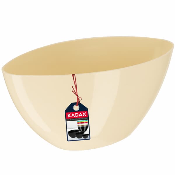 KADAX Urtepotte 21 cm Oval Plastik Urtepottedæksel Ecru