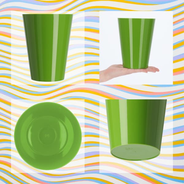 KADAX Urtepotte Orkidé Planter Plastik Blomster Grøn Stærk 13cm