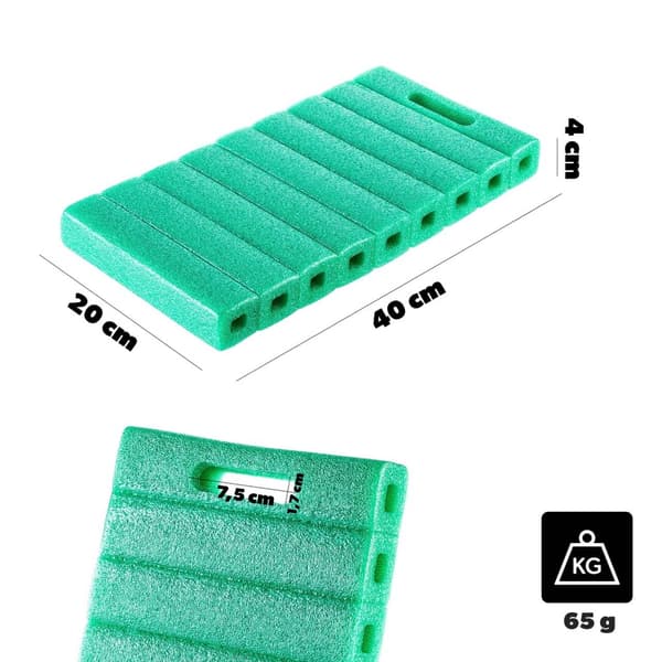 KADAX Trädgårdsmatta Knäskydd 41x20cm Grön