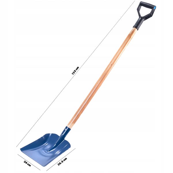 KADAX Spade för sand, spannmål, grus, jord, sandspade, sandlåda 135 cm