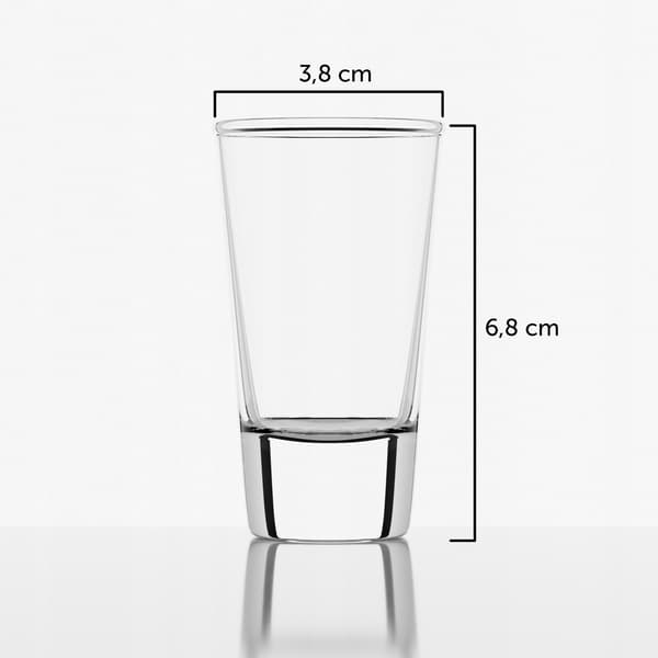 KADAX Vodka Shotglas 28ml Likør Shotglas Sæt med 6