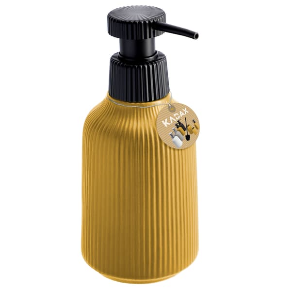 KADAX Dispenser för flytande tvål 400ml badrumsbehållare med pump