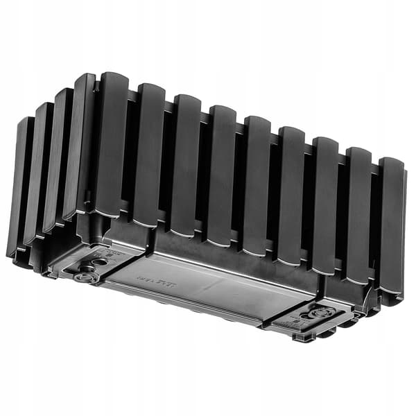KADAX Balkonkasse Urtepotte 38x18x16,5 cm Antracit Balkon
