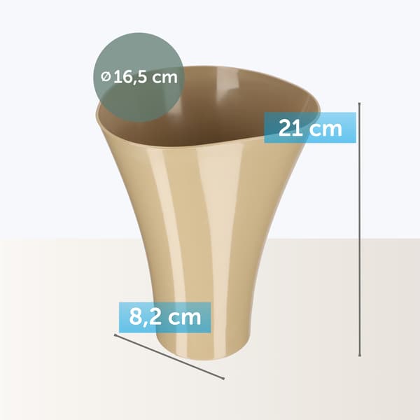 KADAX Blomkrukasskydd för blommor Blomställ Plast Beige 16,5 cm