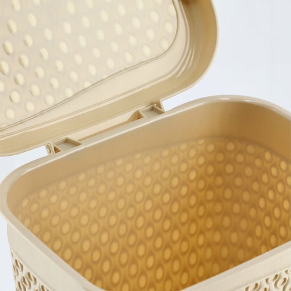 KADAX Vaskemiddelbeholder 6L Vaskemiddelkapsler Beige