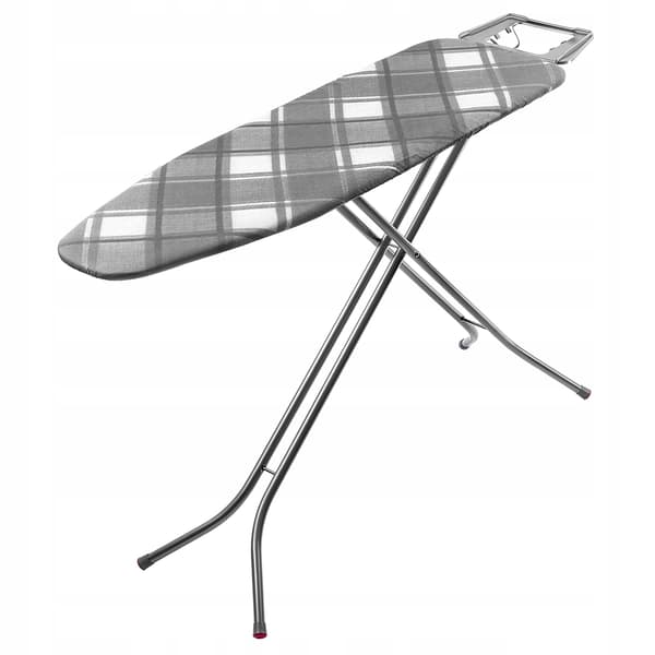 KADAX Foldbart Strygebræt 120x38 cm Med Strygejernholder Bred Top