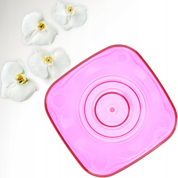 KADAX Urtepotte Orkidé Planter Plastik Urtepotte Pink Massiv 9cm