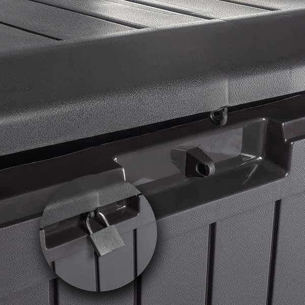 KADAX Haveboks Balkonboks 290L Opbevaringsboks til Have Balkon Terrasse Stor