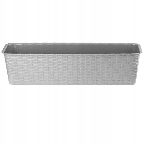 KADAX Balkonkasse 60 cm Urtepotte Urtepotte Balkon Grå