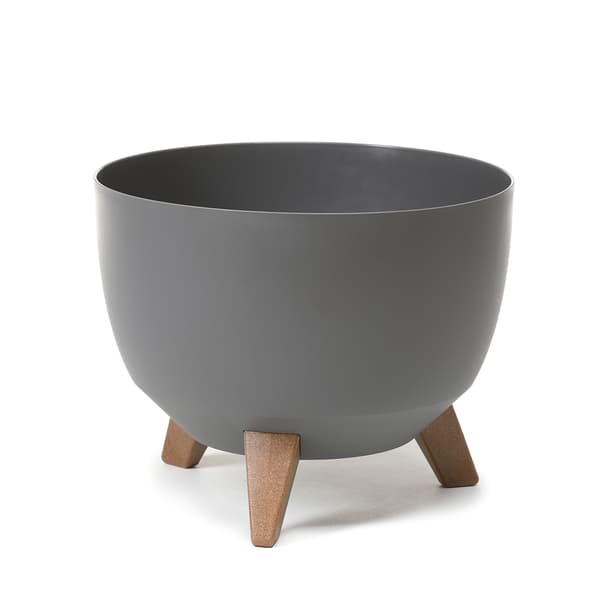 KADAX Urtepotte 24 cm Låg + Indsatsben Antracit
