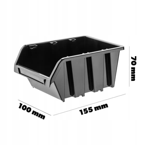 KADAX Værkstedsbakke Opbevaringsbeholder Organizer Plast 155x100x70 mm