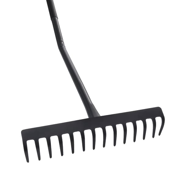 KADAX Løvrive Solid Ergonomisk 14-Tænders Græs Universal 150cm