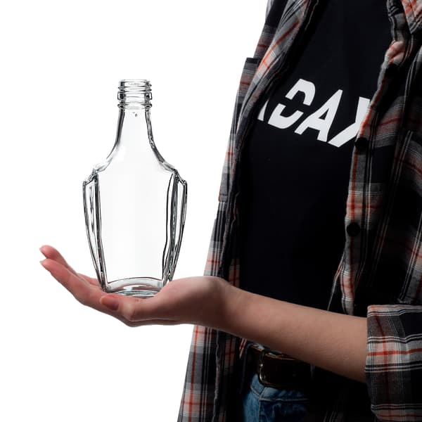 KADAX Glasflaska Glasflaskor 250 ml För Likör Vin Vodka Kapsyler 5 st