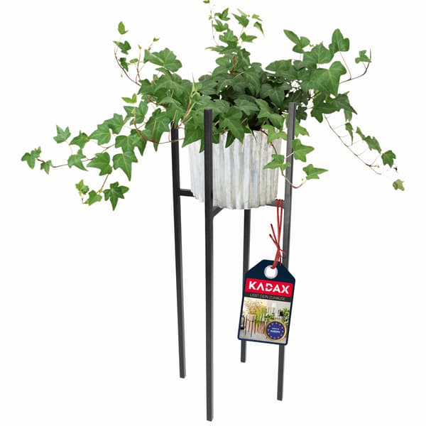 KADAX Blomställning Metall Loft Stående Blomställning Svarta Växtkrukor 67cm