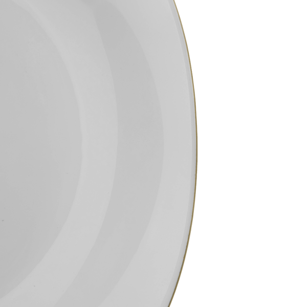 KADAX Desserttallrik 21,5 cm Tallriksset 6 delar Vitt guld Set