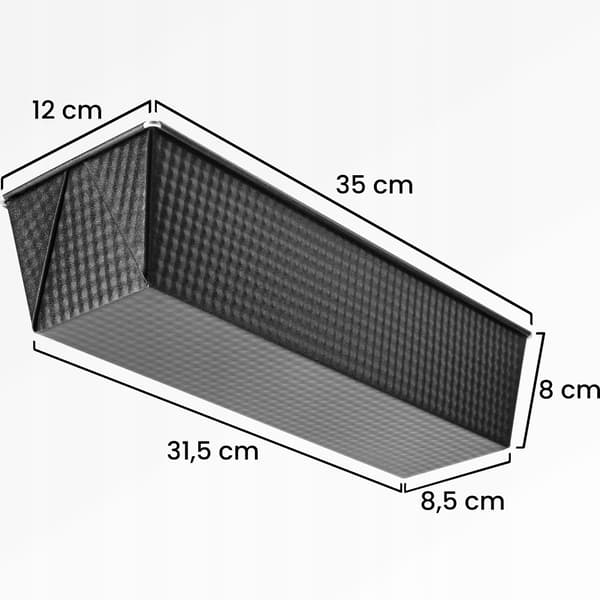 KADAX Bakplåt för bröd, kaka, paté, plåt 35 cm