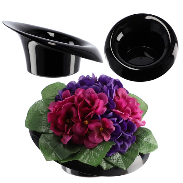 KADAX Blomkruksskydd för Compositions Compositions Dekorationsbas Ikebana Svart 9cm
