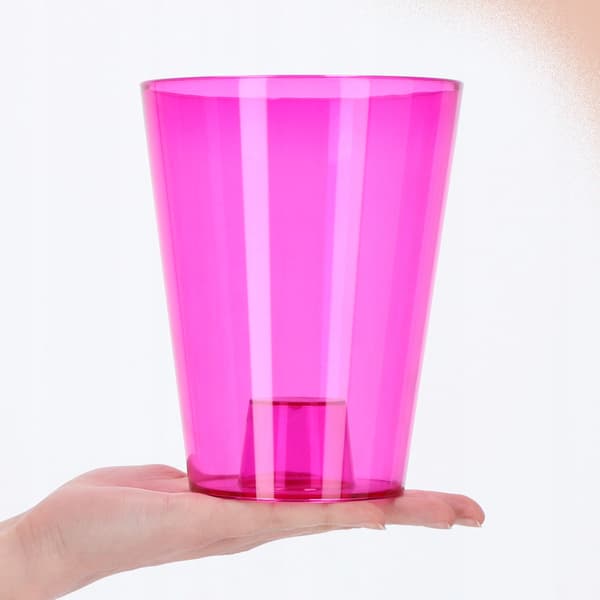 KADAX Urtepotte Orkidé Planter Plastik Urtepotte Pink 12 cm