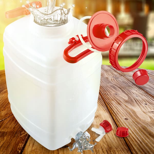 KADAX-dunk med hanetank, dunk til drikkevand og drikkevarer, 25 liter, certifikat