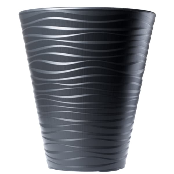 KADAX Urtepotte 40cm Låg med Indsats Antracit Plastik