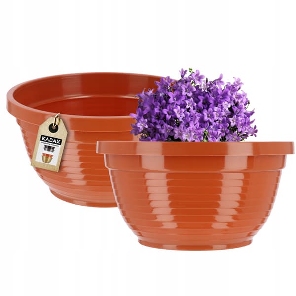 KADAX Kyrkogårdsskål Plast Gravsten Kyrkogårdsblomkruka Krysantemum 26 cm
