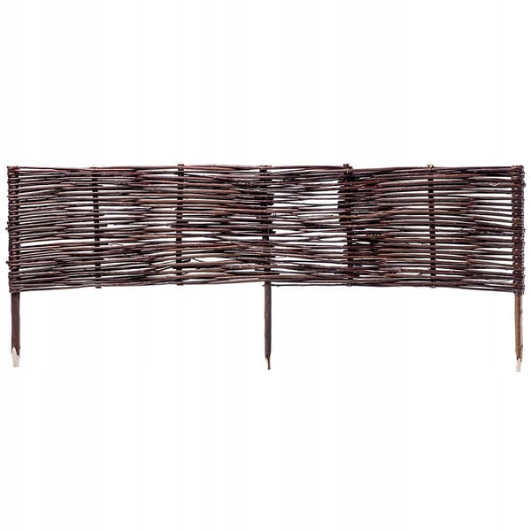 KADAX Trädgårdspalissadkantstängsel 100x40 cm högt staket