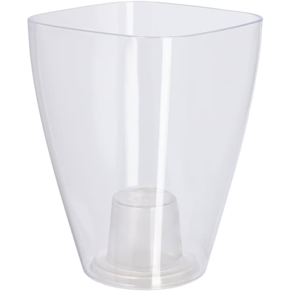 KADAX Urtepotteskjuler til Orkideer, Plastik Blomsterstativ, 9cm, Farveløs, Kadax