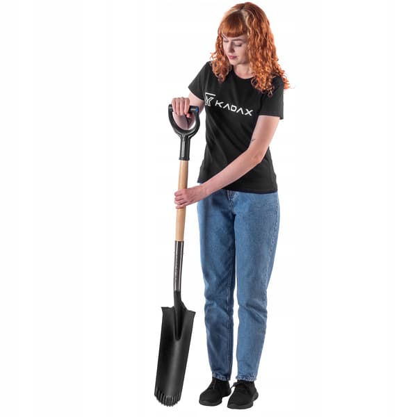 KADAX Lång Dräneringsspade för Fruktträdgårdar Smalt Vast Hål 124cm