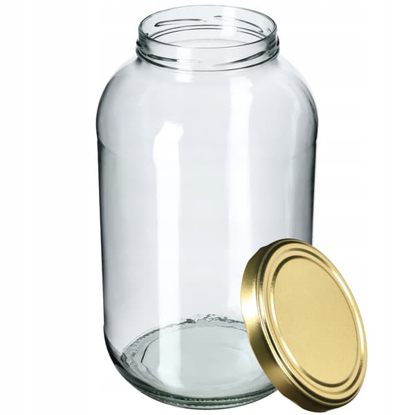 KADAX Burk 4 L Glasburkar för Honungsmarmelad Lock 1 st. Diameter 100