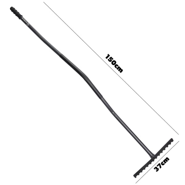 KADAX Løvrive Solid Ergonomisk 14-Tænders Græs Universal 150cm