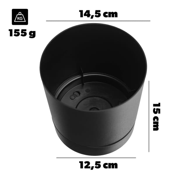 KADAX Blomkruka Blomkruka med stativ Plast Rund 14,5 cm