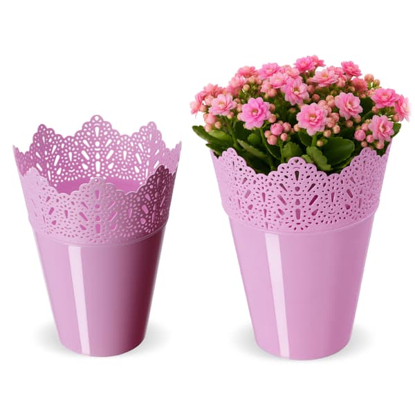 KADAX Blomkruka, Blomkruka, Lock, Hög, Plast, 12 cm, Rosa