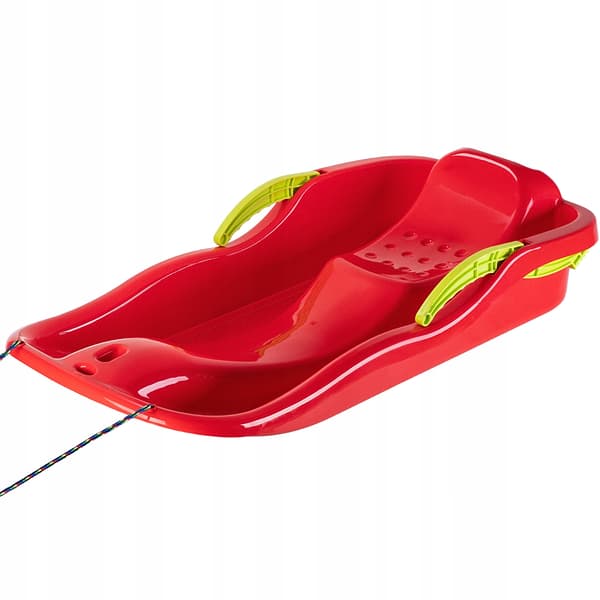KADAX Bobslide med broms, plast, stor, med snöre