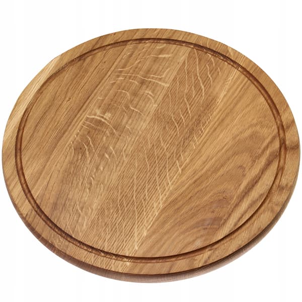 KADAX Skärbräda i trä i ek, 35 cm, stor, ostservering