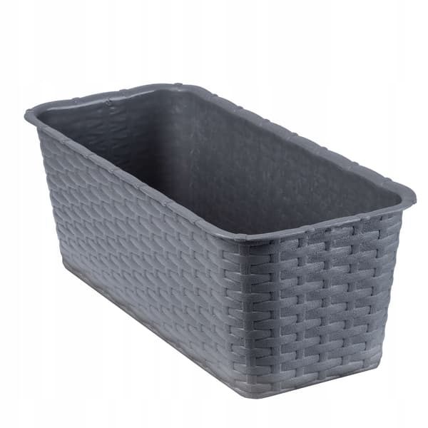 KADAX Balkonkasse 40 cm Urtepotte Urtepotte Balkon Grafit