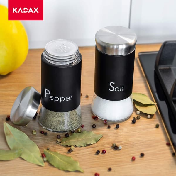 KADAX Pepparkruka Svart 150ml Stål Kryddburk
