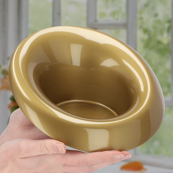 KADAX Urtepotteskjuler til Kompositioner Dekorationer Ikebana Base Guld 12cm